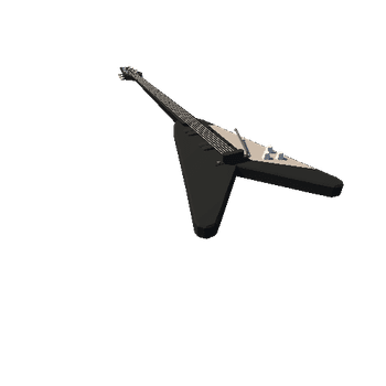 Electric Guitar Arrow Black